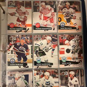 91-92 Pro Set Hockey Complete Card Set 1-615
